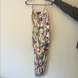 Cider Multicolor High Low Dress